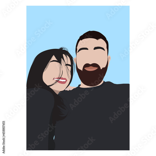 geometric graphic women man  love darling pattern and background texture fabric print design
