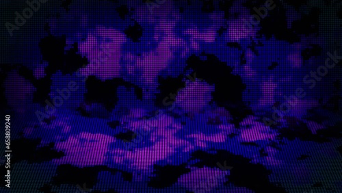 Background 4k Dots Random Lights 3D Stage