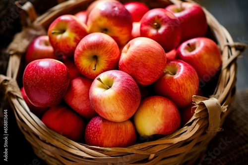 basket of fresh apples