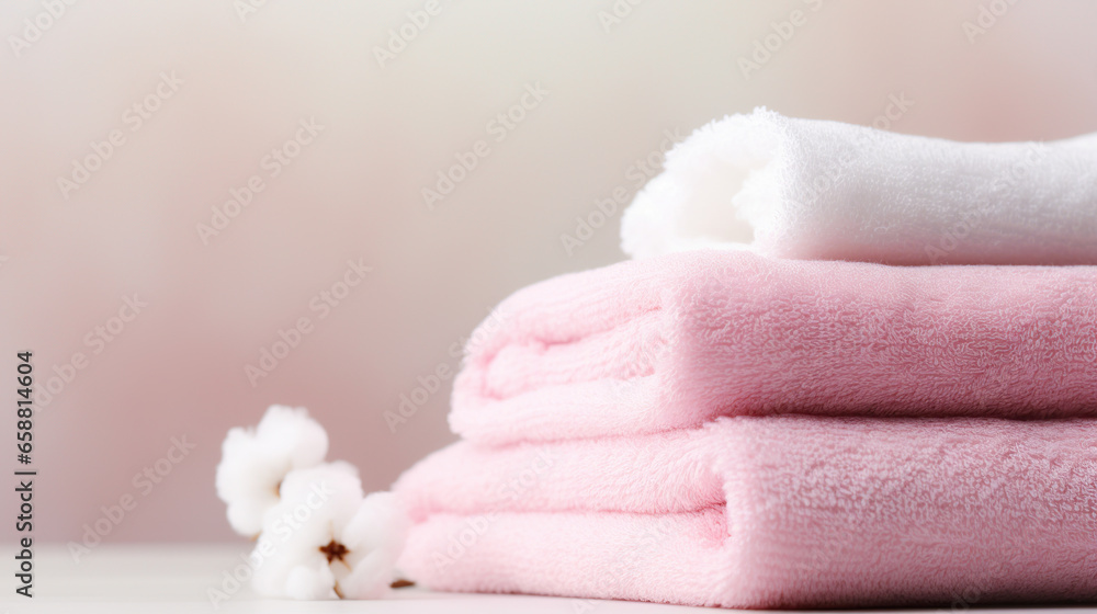 background with bath towels for hospitality background with bath towels for hospitality