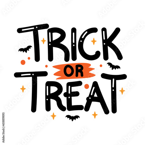 trick or treat lettering
