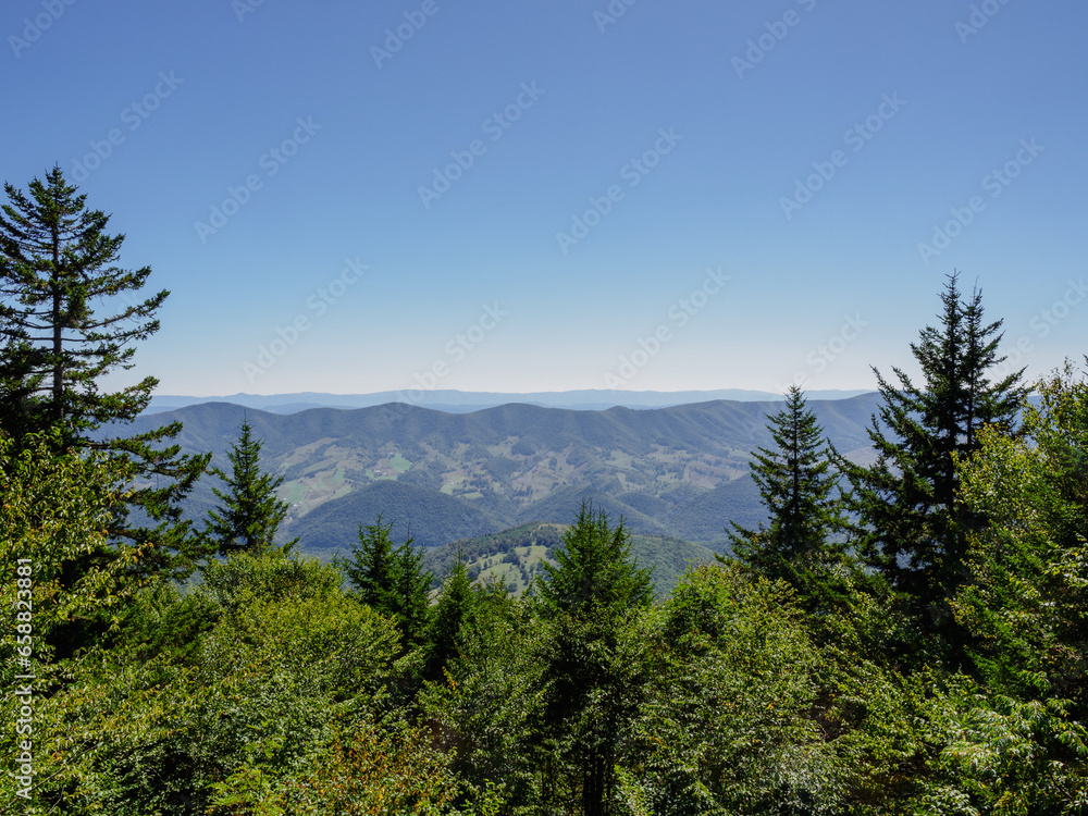 Mountain Views from Spruce Knob in West Virginia