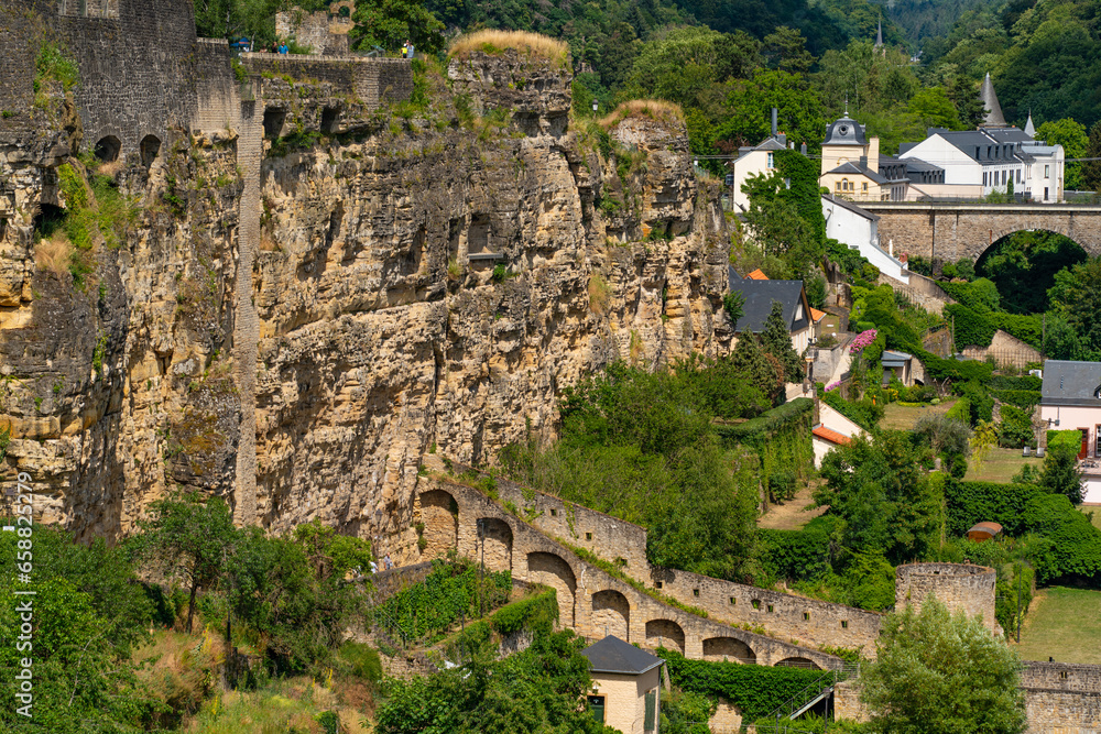 Bock Casemates, a rocky fortification in Luxembourg City