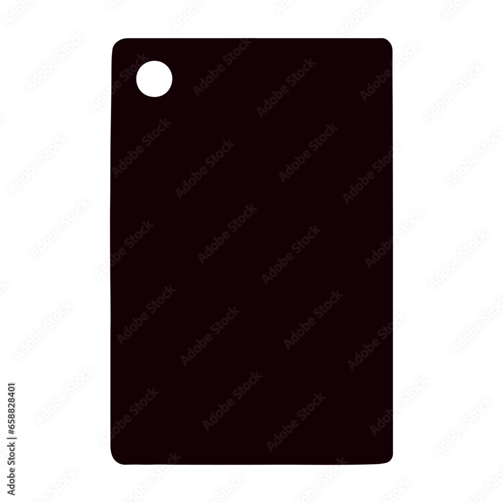 Kitchen cutting board on white background Kitchen cutting board on white background