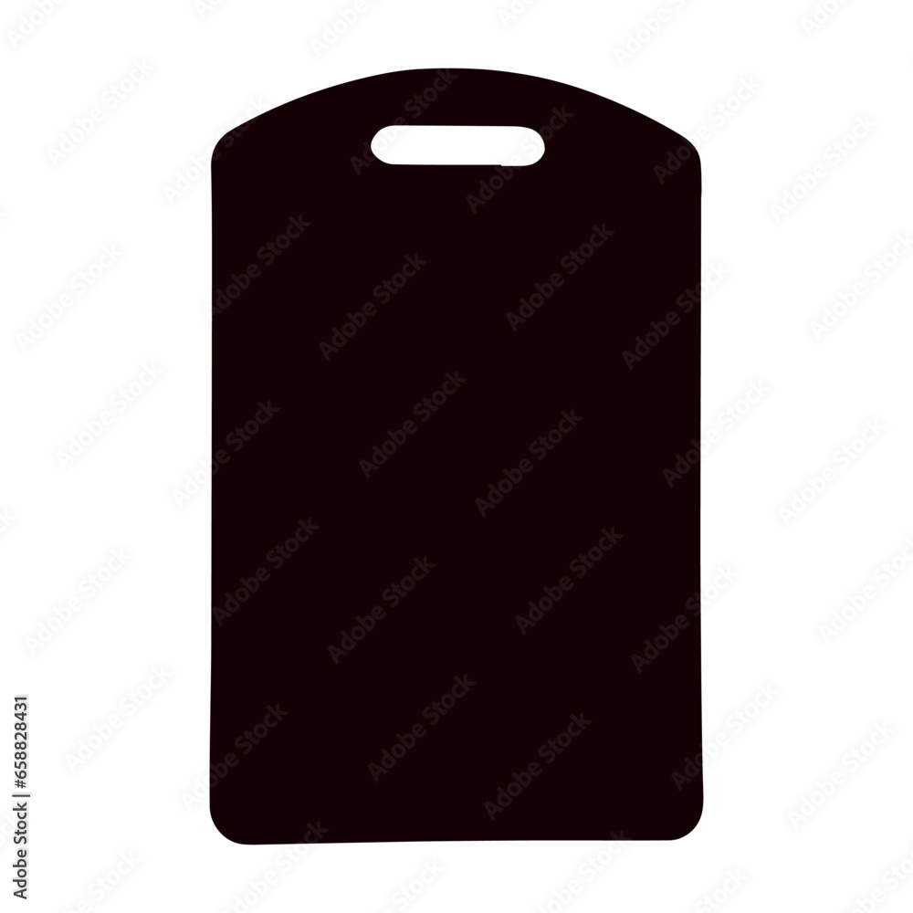 Kitchen cutting board on white background Kitchen cutting board on white background