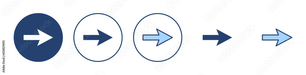 Arrow icon vector. Arrow sign and symbol for web design. Arrow icon vector. Arrow sign and symbol for web design.