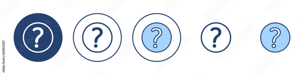 Question icon vector. question mark sign and symbol Question icon vector. question mark sign and symbol