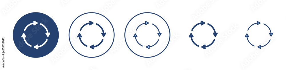Recycle icon vector. Recycling sign and symbol. Recycle icon vector. Recycling sign and symbol.