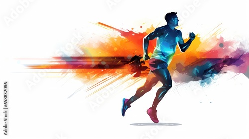 Illustration of Running In Action