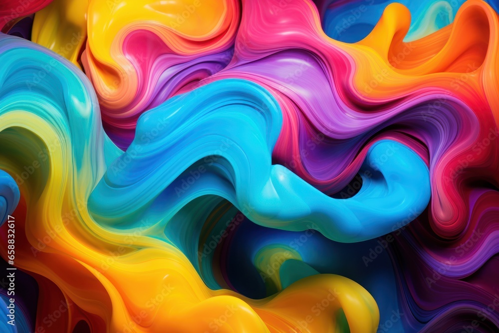a colorful swirly liquid a colorful swirly liquid