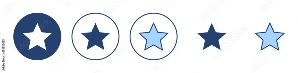 Star icon vector. rating sign and symbol. favourite star icon Star icon vector. rating sign and symbol. favourite star icon