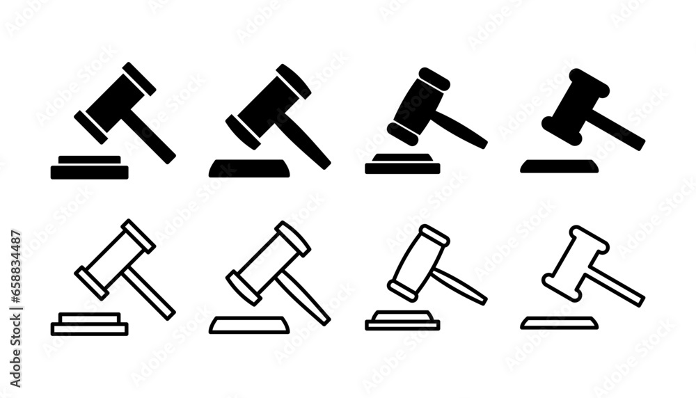 Gavel icon vector. judge gavel icon. auction hammer Gavel icon vector. judge gavel icon. auction hammer