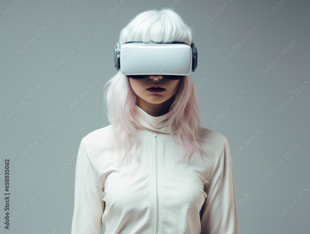 a woman wearing a white jacket and white goggles a woman wearing a white jacket and white goggles