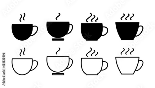 Wallpaper Mural Cup coffee icon vector. coffee cup icon. mug Torontodigital.ca
