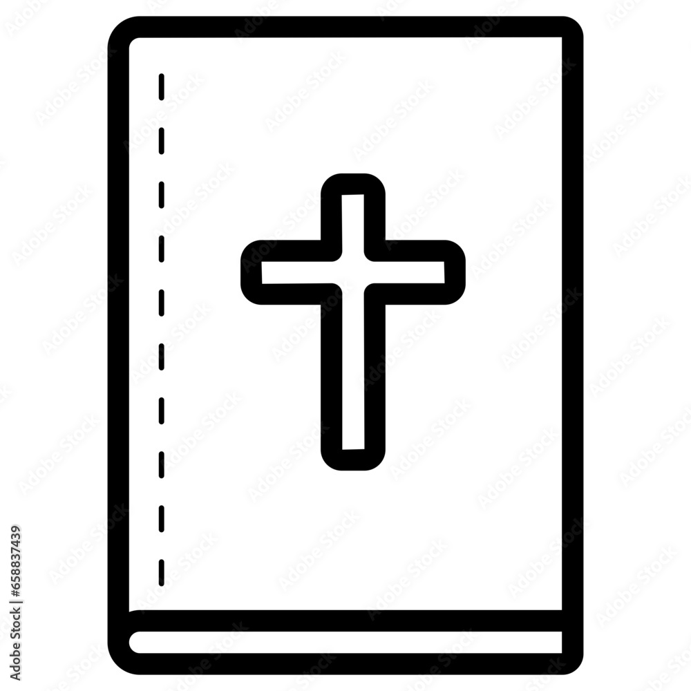 Obraz premium bible book icon