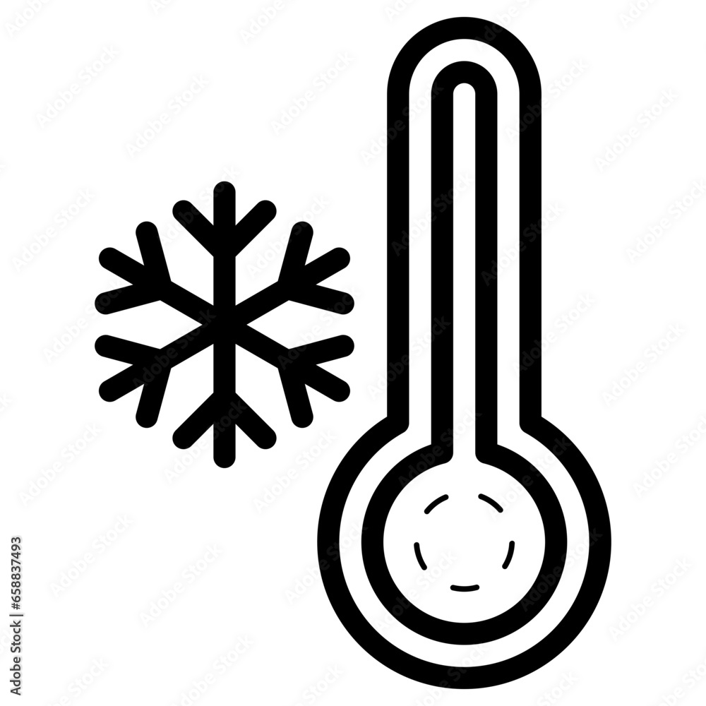 low temperature icon low temperature icon