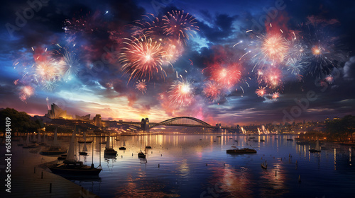 Sparkling Spectacle, Fireworks Illuminate the River