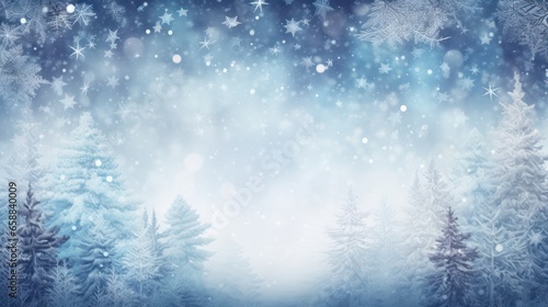 Design background for Winter Snowflakes