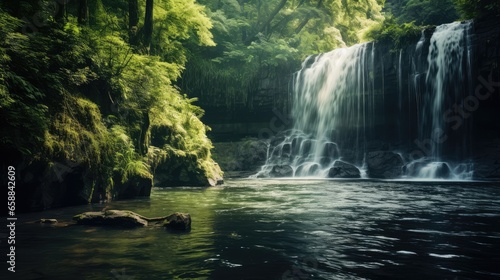 waterfall in the forest