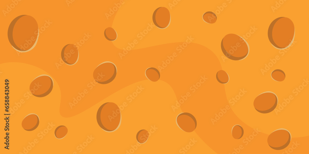 Cheese texture. Pattern for design