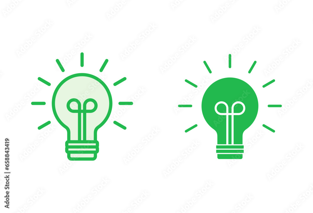 Lamp icon set. Light bulb icon vector. idea symbol. Lamp icon set. Light bulb icon vector. idea symbol.