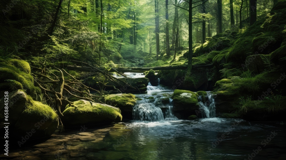 waterfall in the forest