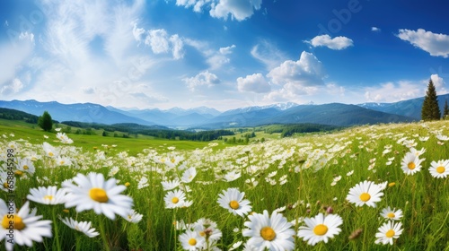 meadow with flowers