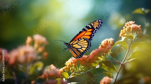 butterfly on a flower © faiz