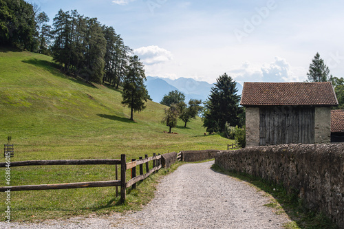 small house on the mountain