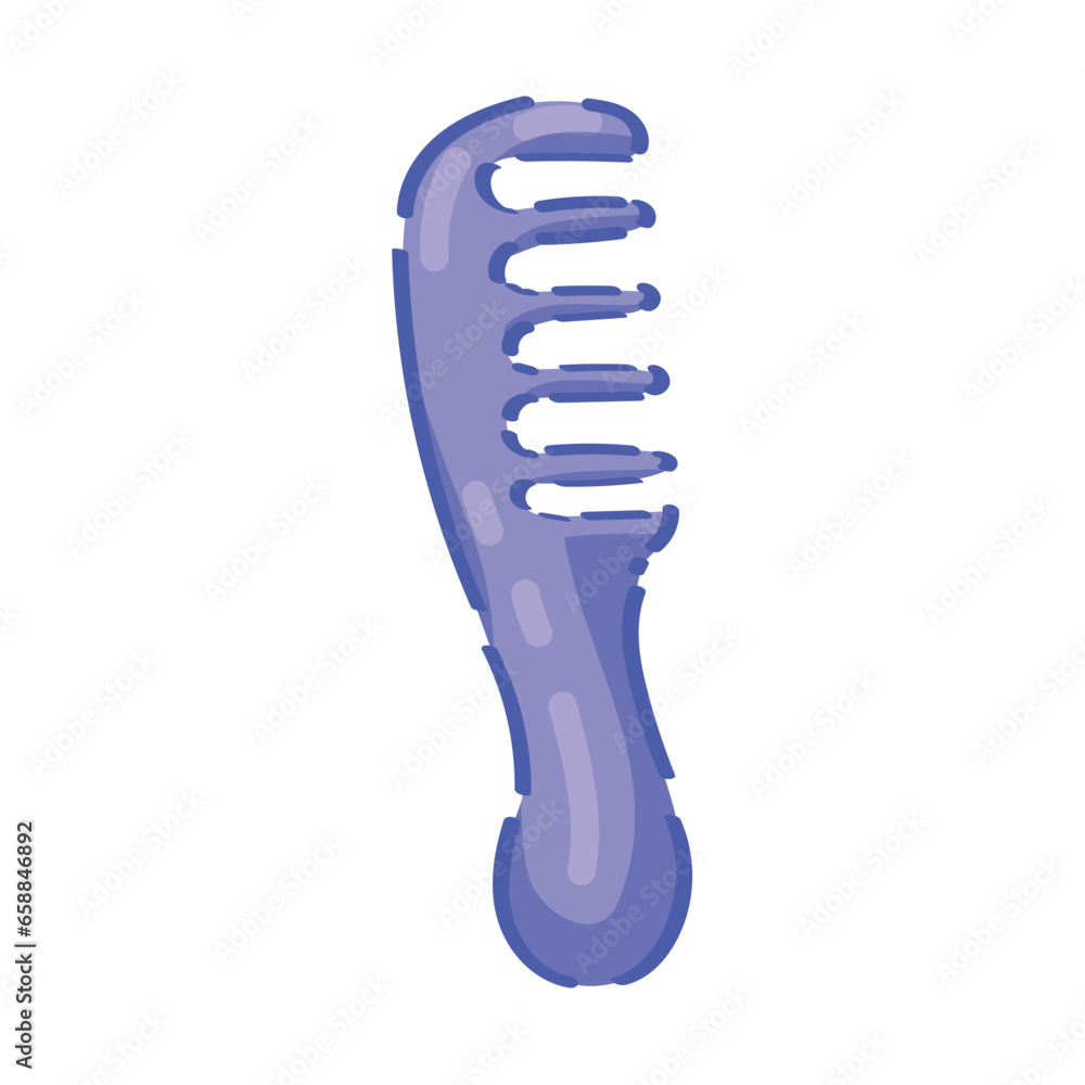 Baby hair comb on white background Baby hair comb on white background