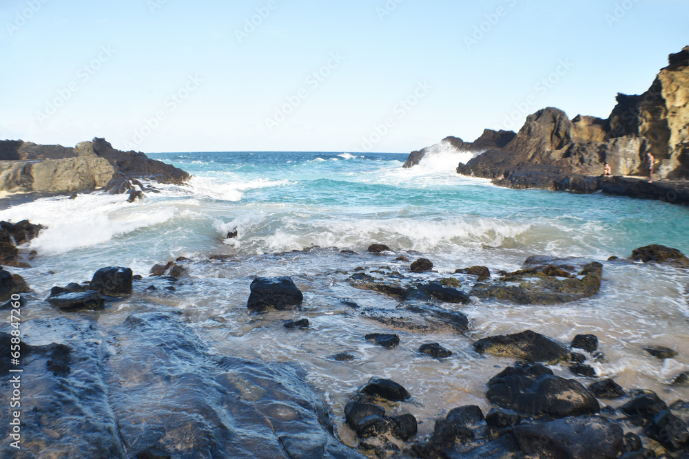 Beautiful Beach Cove In Oahu Hawaii Beautiful Beach Cove In Oahu Hawaii