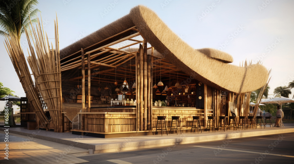 Designing a small liquor store in Isaan, Thailand, using locally available materials can blend traditional elements with modern functionality. Designing a small liquor store in Isaan, Thailand, using locally available materials can blend traditional elements with modern functionality.