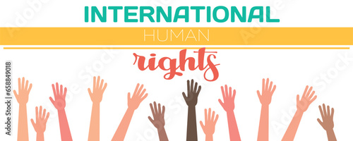 Banner for International Day of Human Rights
