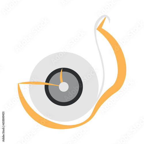 Sticky tape on white background