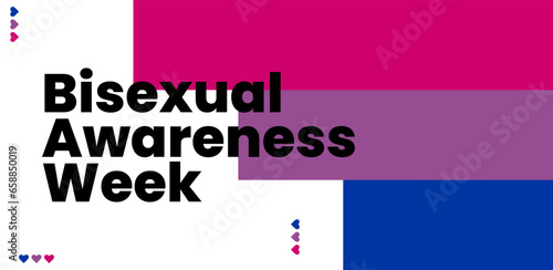 Banner for Bisexuality Awareness Week