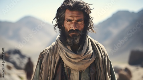 portrait of afghan handsome man