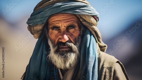 afghan old man photo
