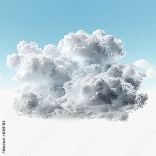 Realistic white soft clouds panorama cut out transparent backgrounds 3d render png 