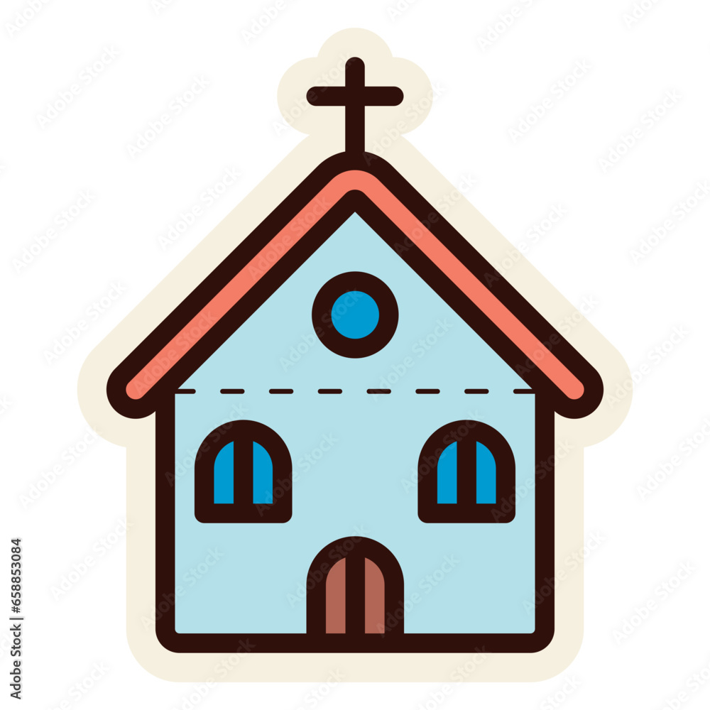 church sticker
