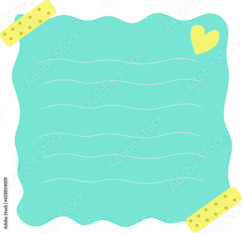 sticky note illustration