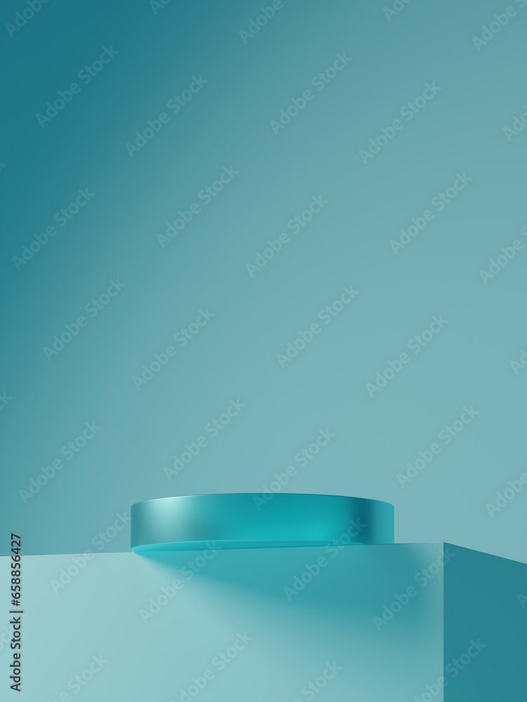 Abstract 3D podium. Minimal scene for product display presentation. 3d render illustation. Abstract 3D podium. Minimal scene for product display presentation. 3d render illustation.