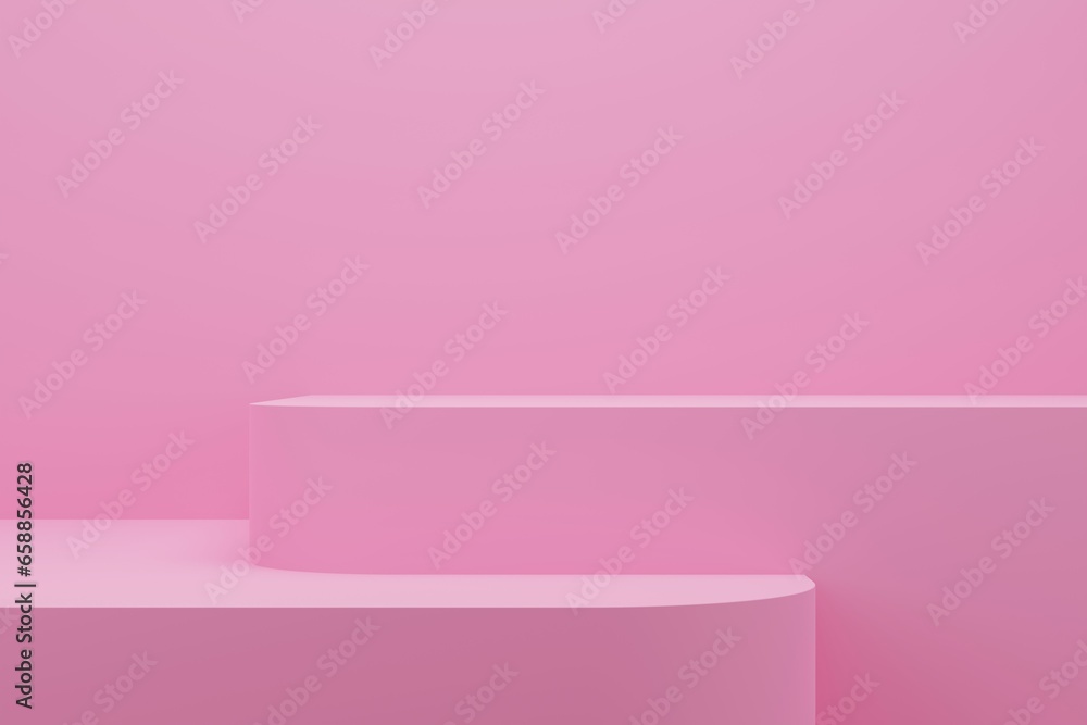 Abstract 3D podium. Minimal scene for product display presentation. 3d render illustation. Abstract 3D podium. Minimal scene for product display presentation. 3d render illustation.