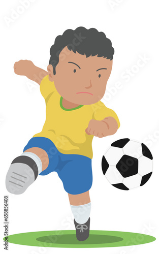 シュート　サッカー