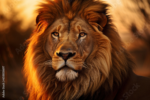 portrait of a lion © Nature creative