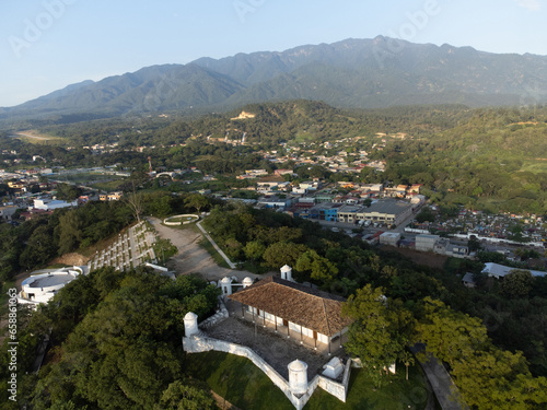 Amanecer en el Fuerte San Cristobal en Gracias  Lempiras Honduras