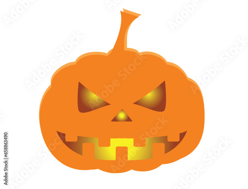 halloween jack o lantern scary pumpkin