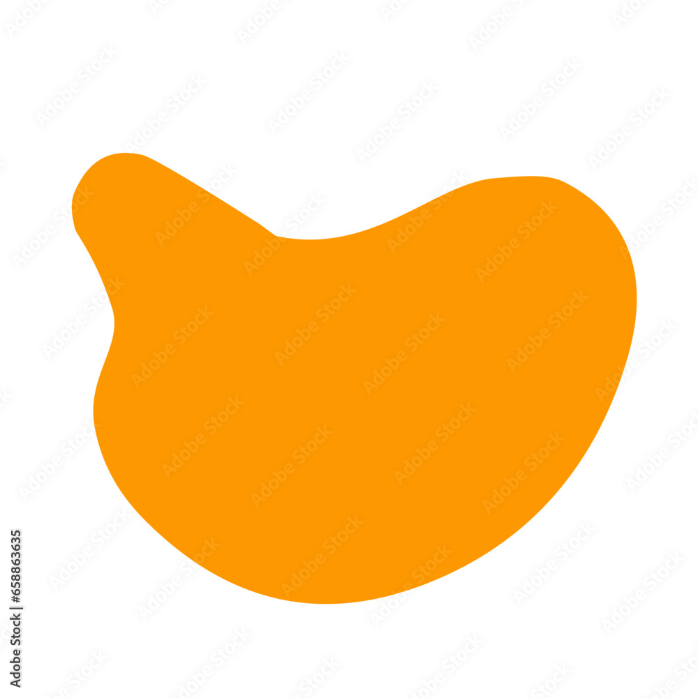 Orange blob organic Orange blob organic