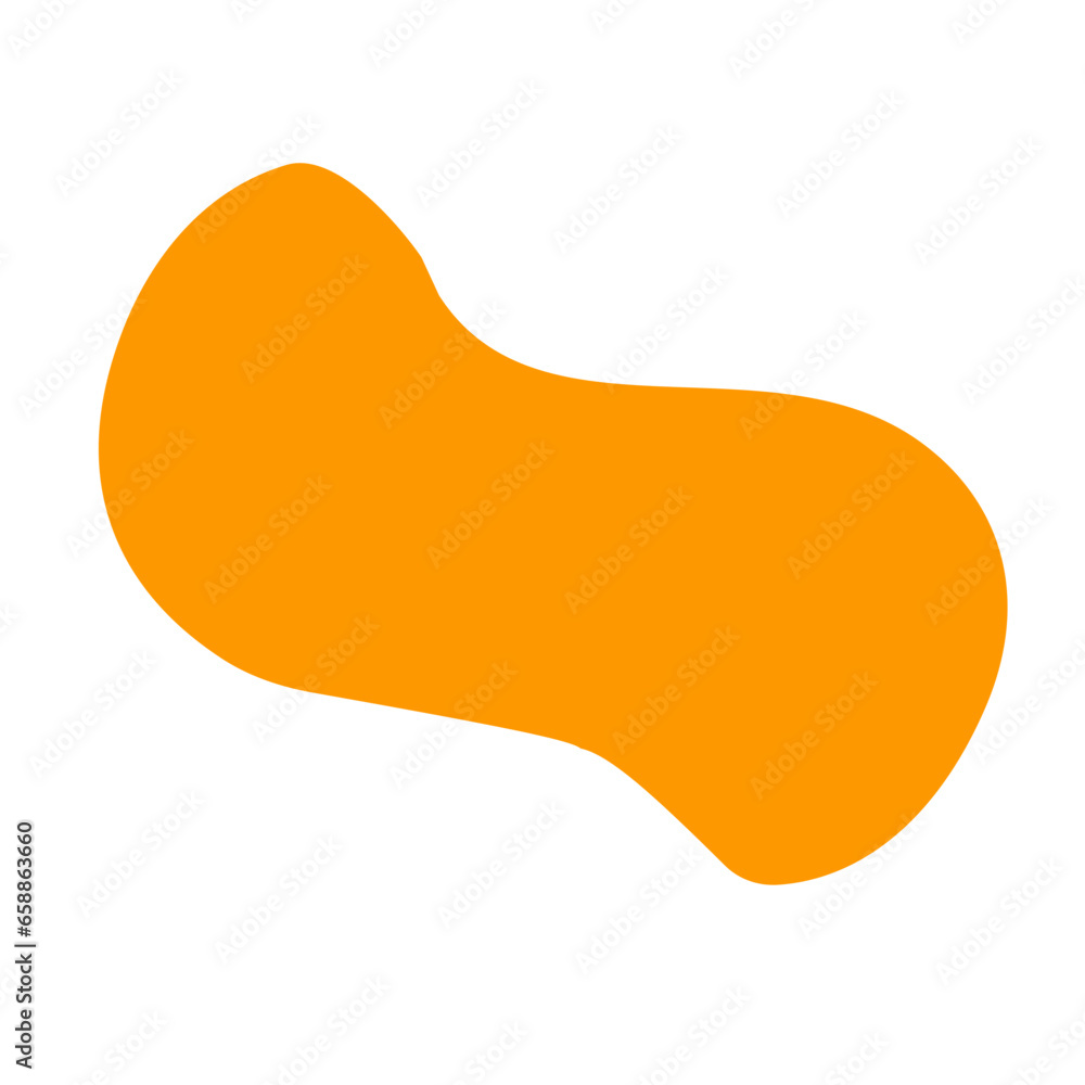 Orange blob organic Orange blob organic