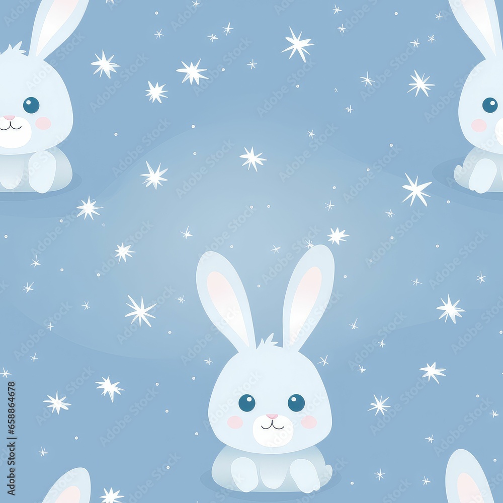 rabbit seamless pattern background rabbit seamless pattern background
