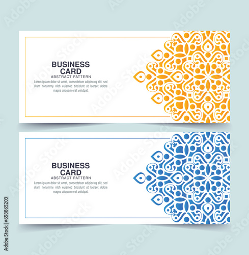 colorful pattern style vertical greeting card